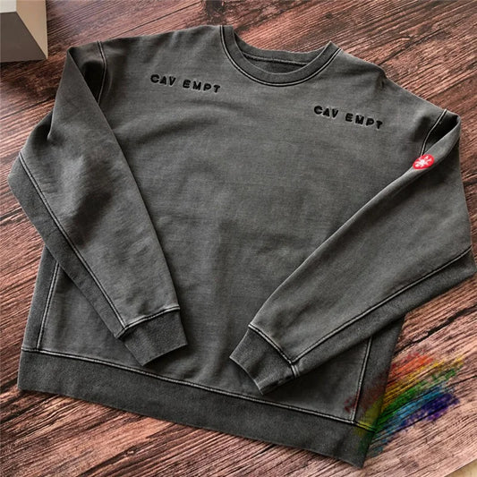 Thick Batik Dark Gray Sweatshirt