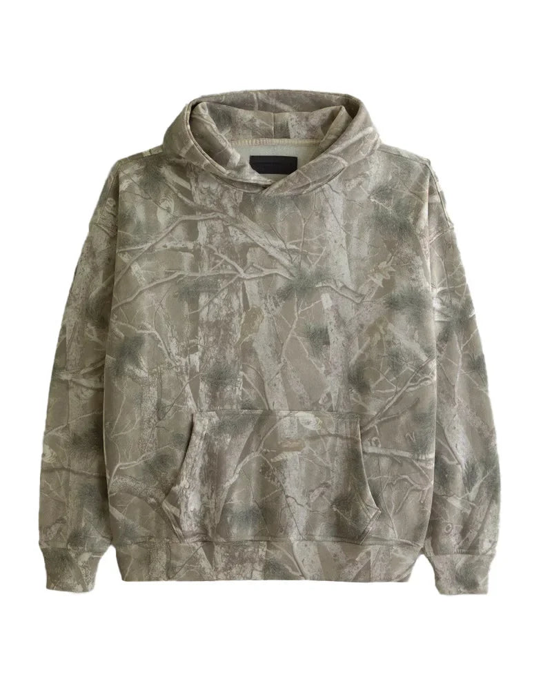 Korean-style Fashion Camo Sweatshirt
