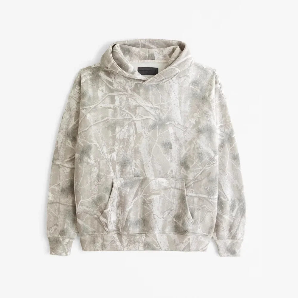 Korean-style Fashion Camo Sweatshirt