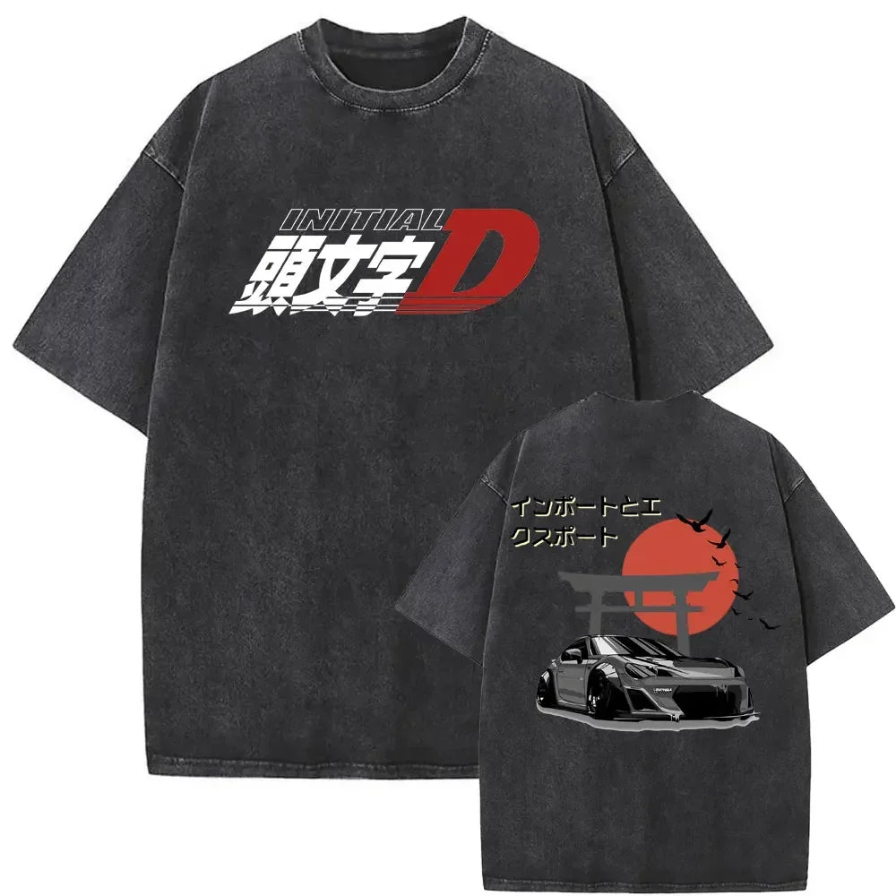 Initial D Washed T-Shirt