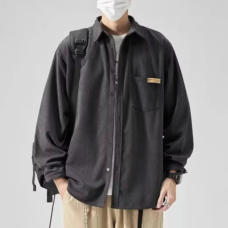 Men's Long-Sleeve Corduroy