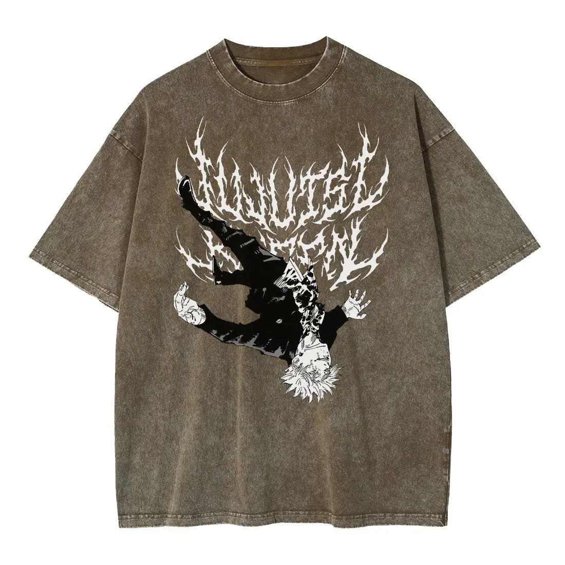Jujutsu Kaisen T Shirts Vintage Washed