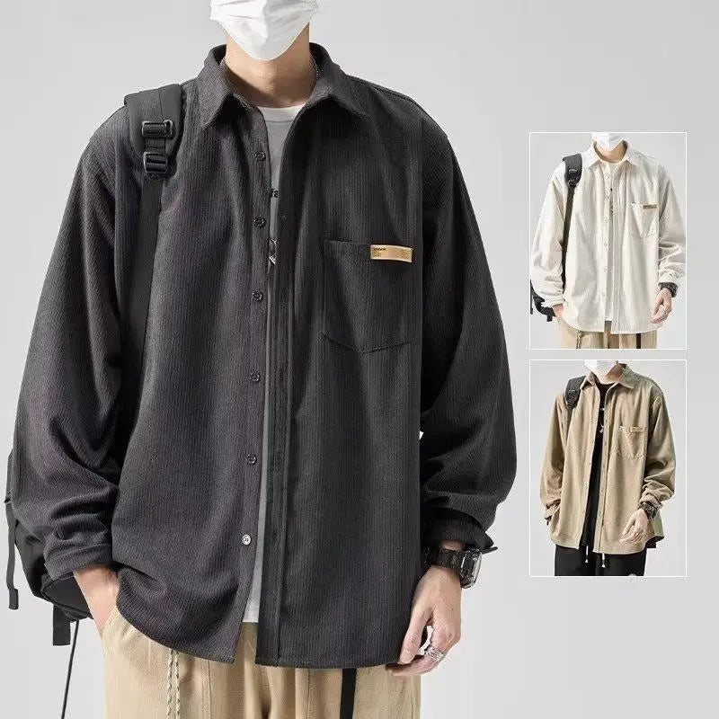 Men's Long-Sleeve Corduroy